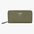 Guess Viviette Slg Medium Zip Around Purse Olive | Guess
