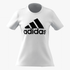 Adidas Womens Big Logo Short Sleeeve Tee Shirt White | Adidas