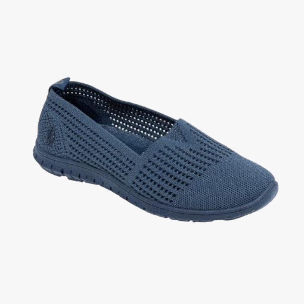 Hush Puppies Womens Nani Lurex Slip On Shoe Lurex Denim Blue | Hush Puppies