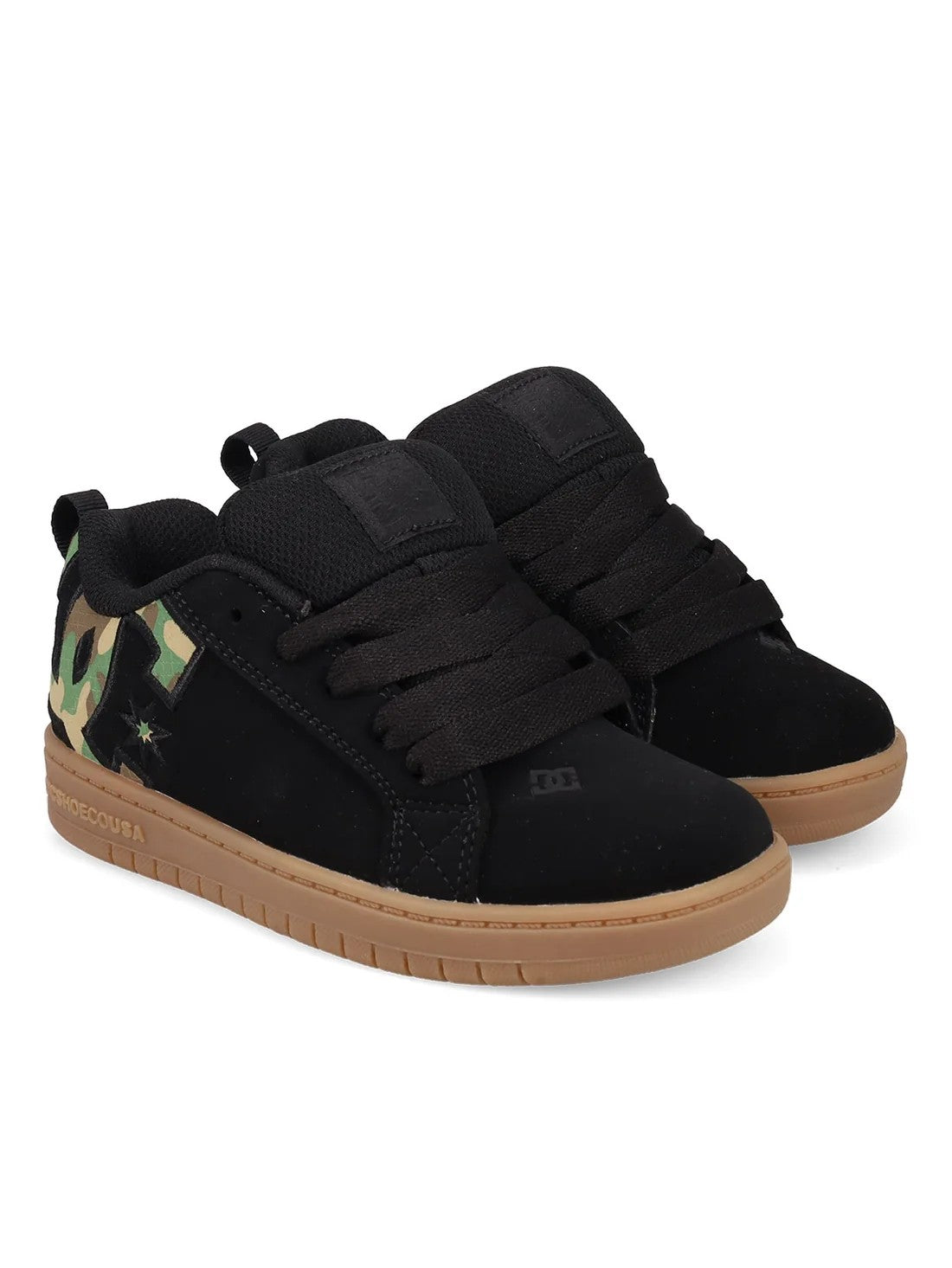 Dc Kids Court Graffik Sneaker Black Camo