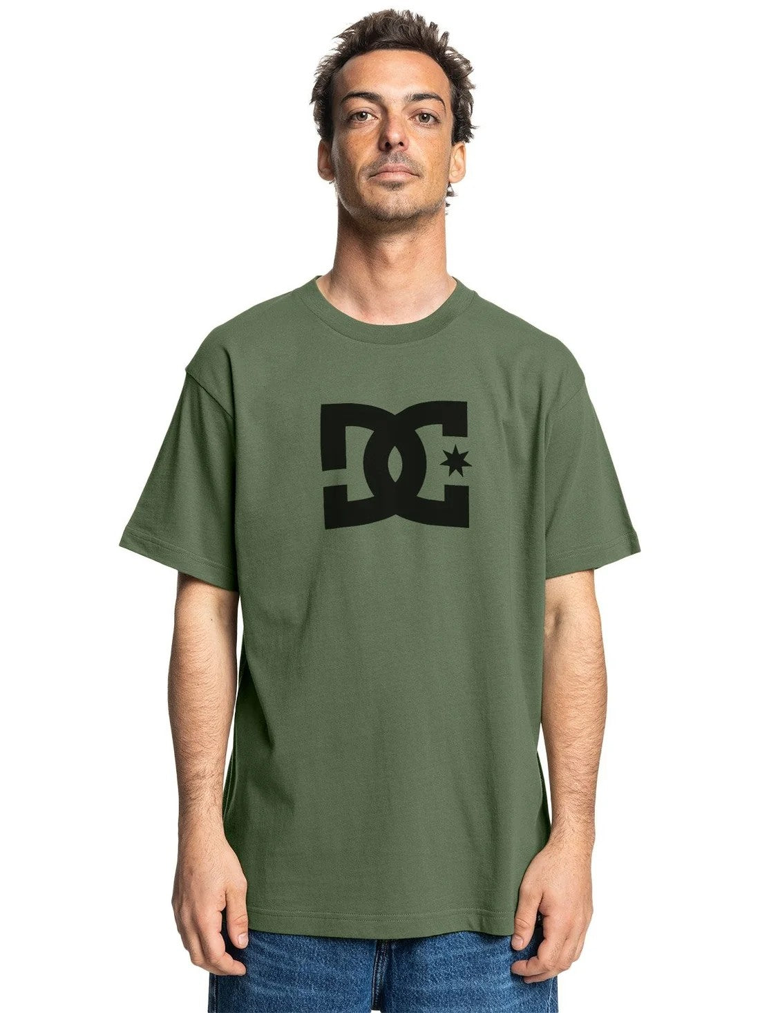 Dc Mens Dc Star Short Sleeve Tee Bronze Green