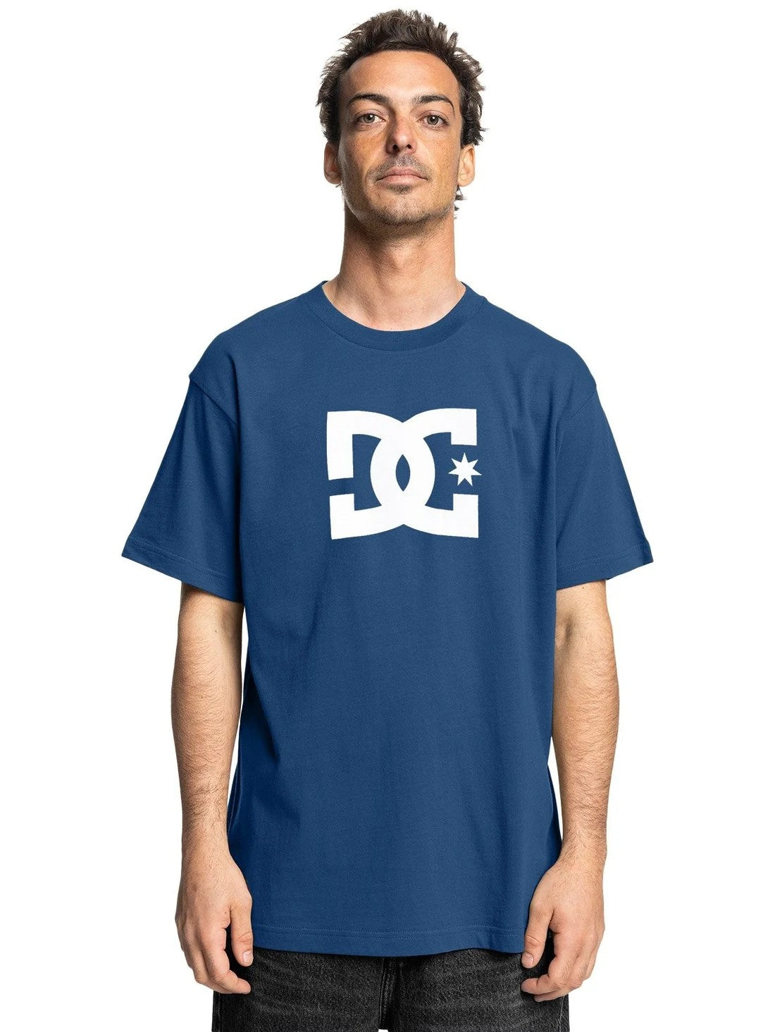 Dc Mens Dc Star Short Sleeve Tee Ensign Blue