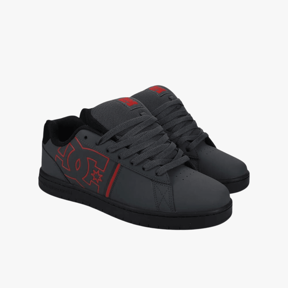 Dc Mens Gaveler 2.0 Sneaker Grey Black Red | DC