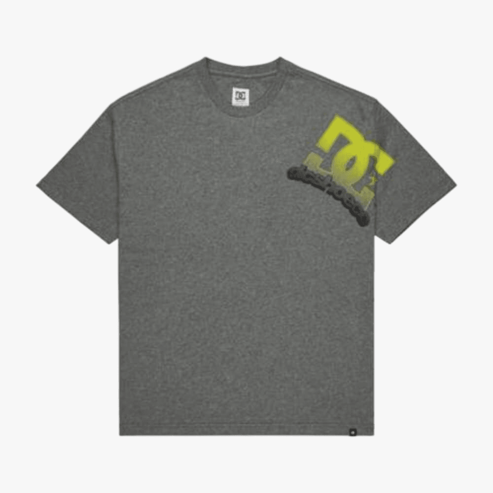 Dc Mens Solid Lefty Hss Short Sleeve Tee Dark Grey Heather | DC