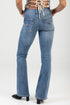 Sissy Boy Womens Kari Mid Waist Boot Leg Jeans Light Vintage | Sissy Boy
