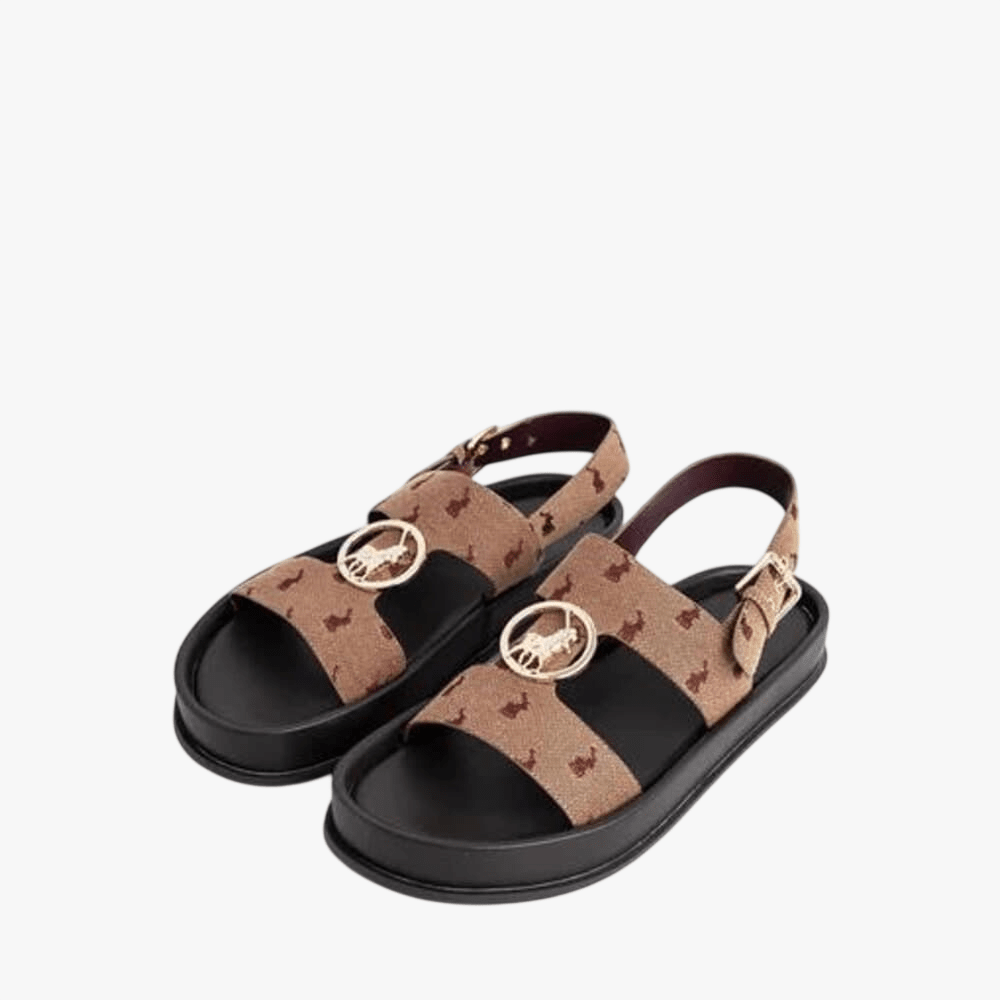 Polo Womens Moulded Trim Sandal Burgandy | Polo