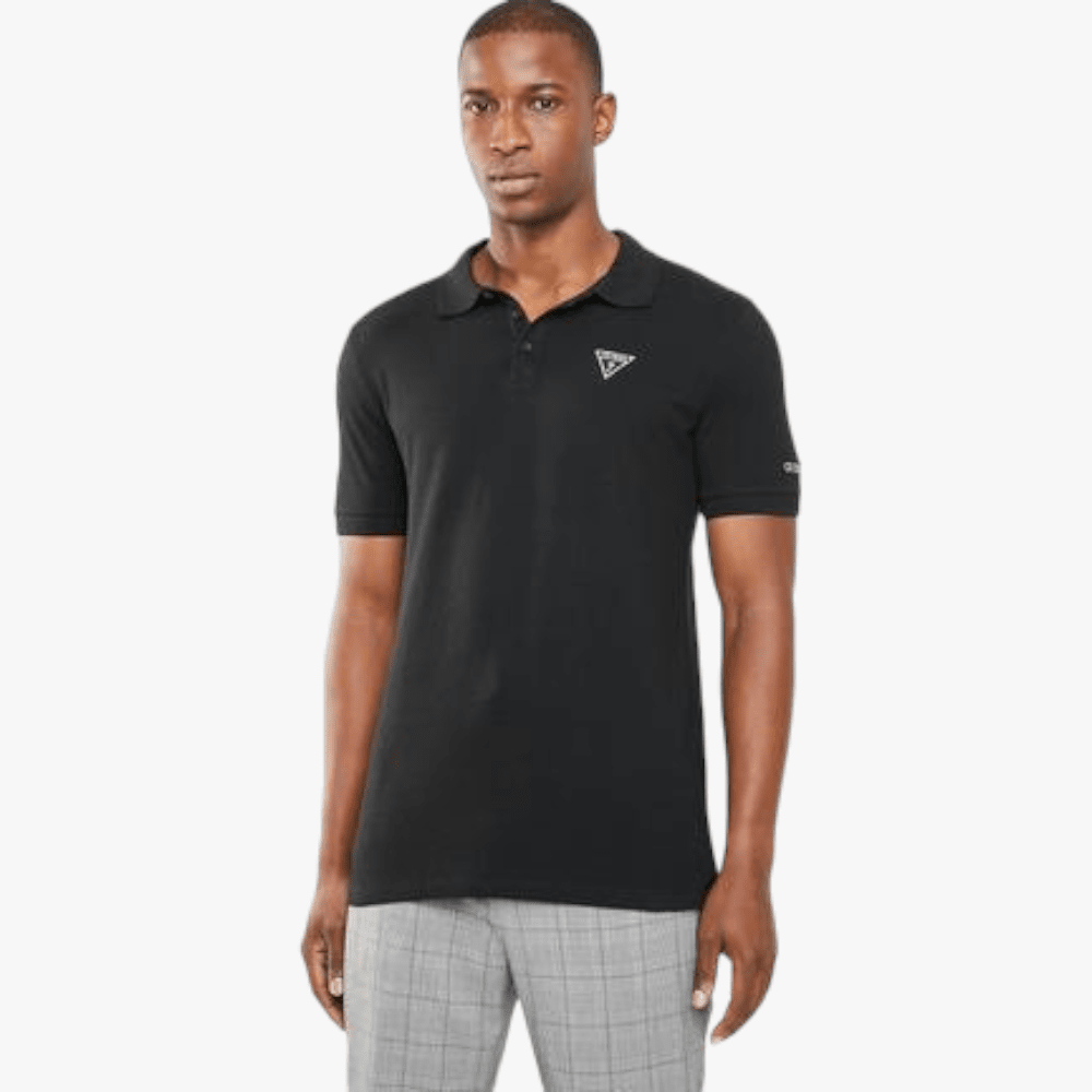 Guess Mens Classic Golfer Black | Guess