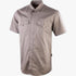 Wildebees Mens Twill Vented Shirt Khaki Wildebees