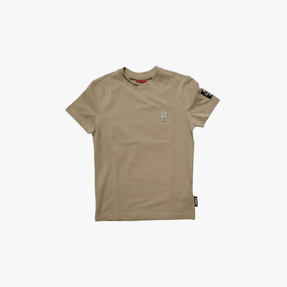 Enrico Coveri Mens Short Sleeve Tee Deep Khaki | Enrico Coveri