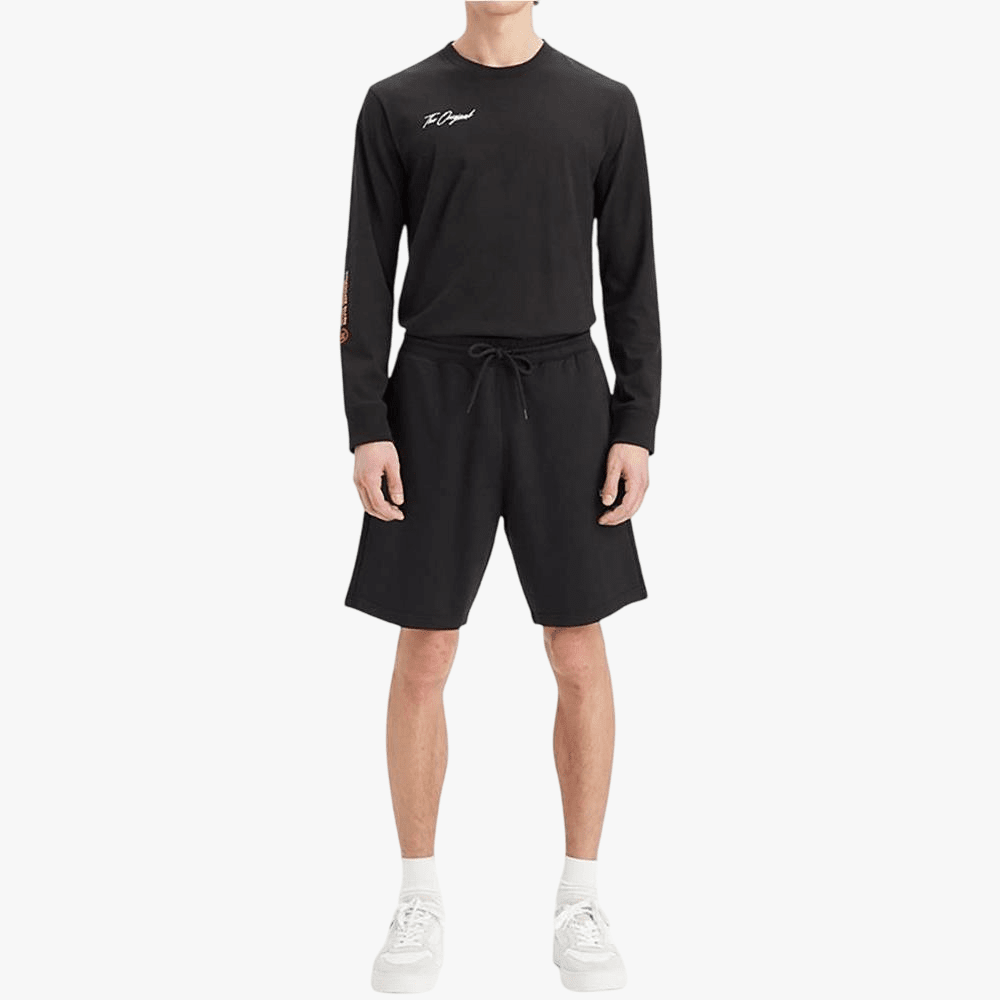 Levis Mens Sweat Shorts Black | Levis