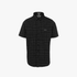 Pringle Mens Oscar Classic Short Sleeve Shirt Black | Pringle