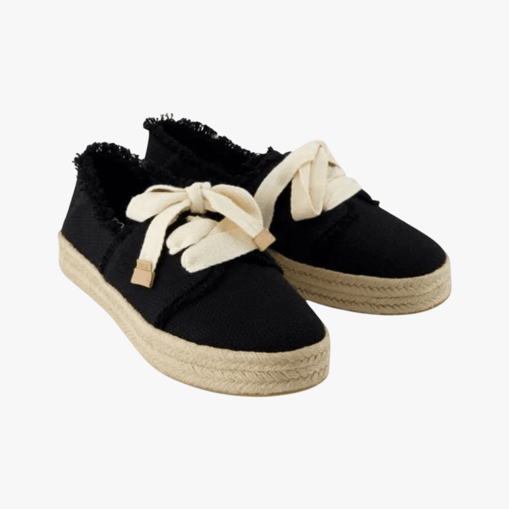 Toms Womens Carolina Lace Up Sneaker Black | Toms