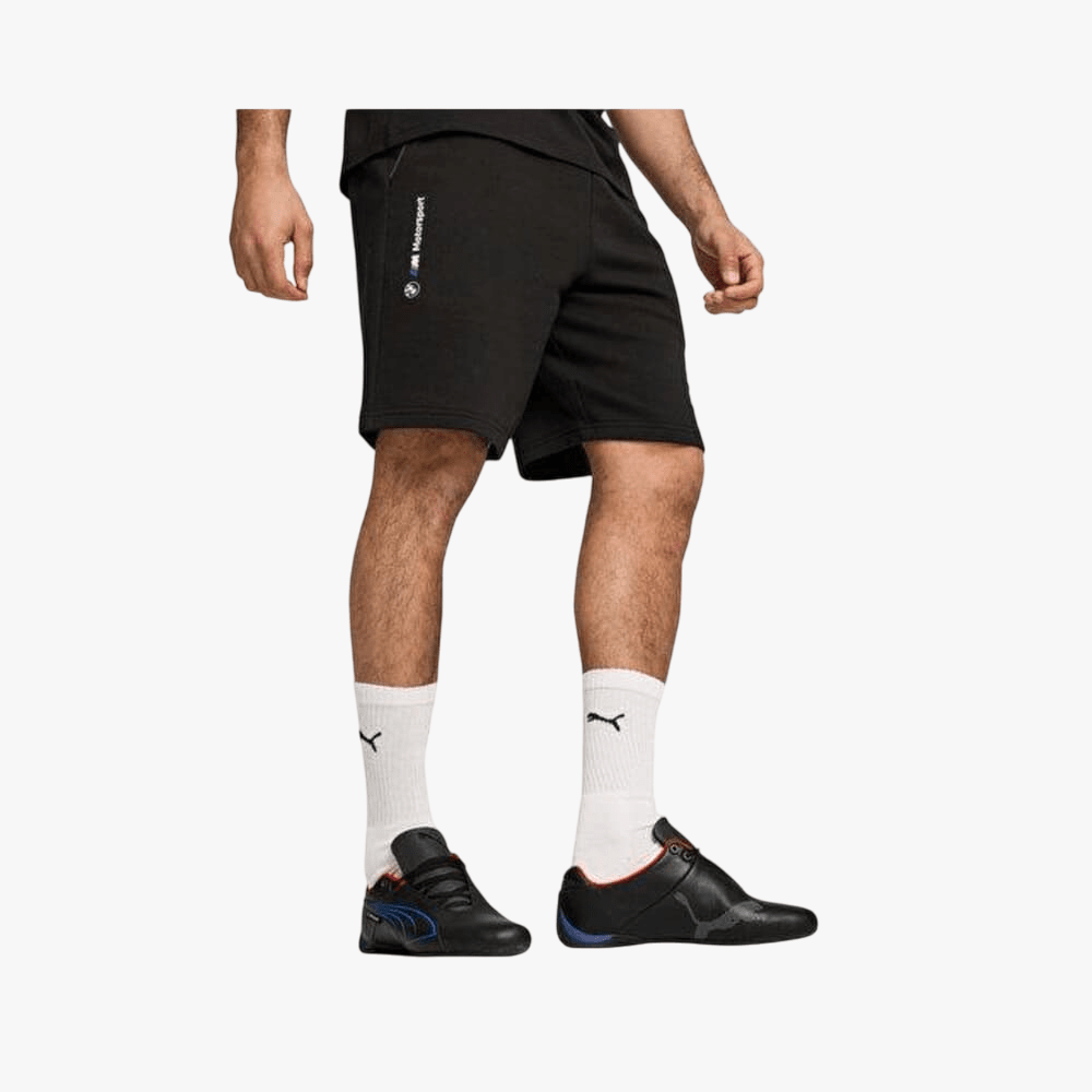 Puma Mens Bmw Mms Ess+ Ft Shorts Black | Puma