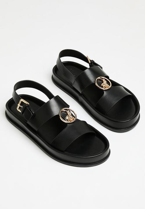 Polo Womens Moulded Unit Trim Sandal Black
