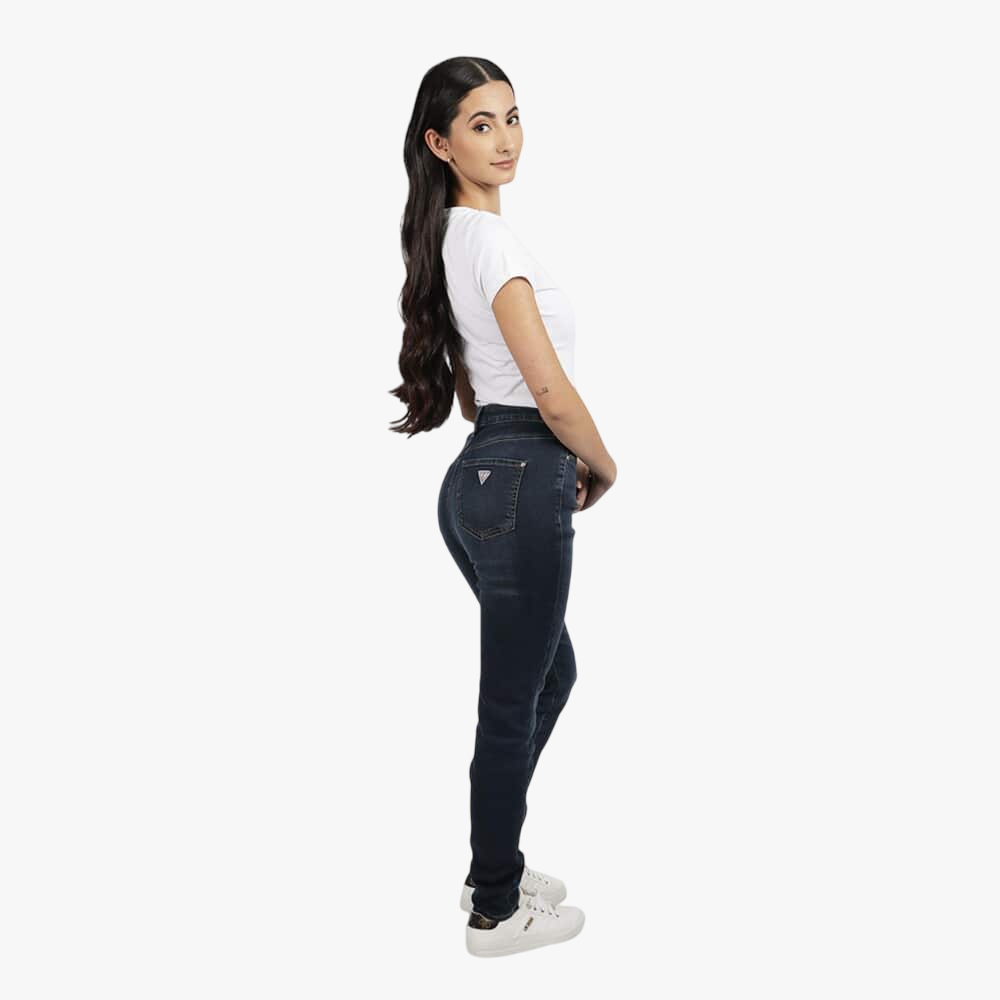 Guess Womens 1981 High Rise Skinny Jean Dark Wash