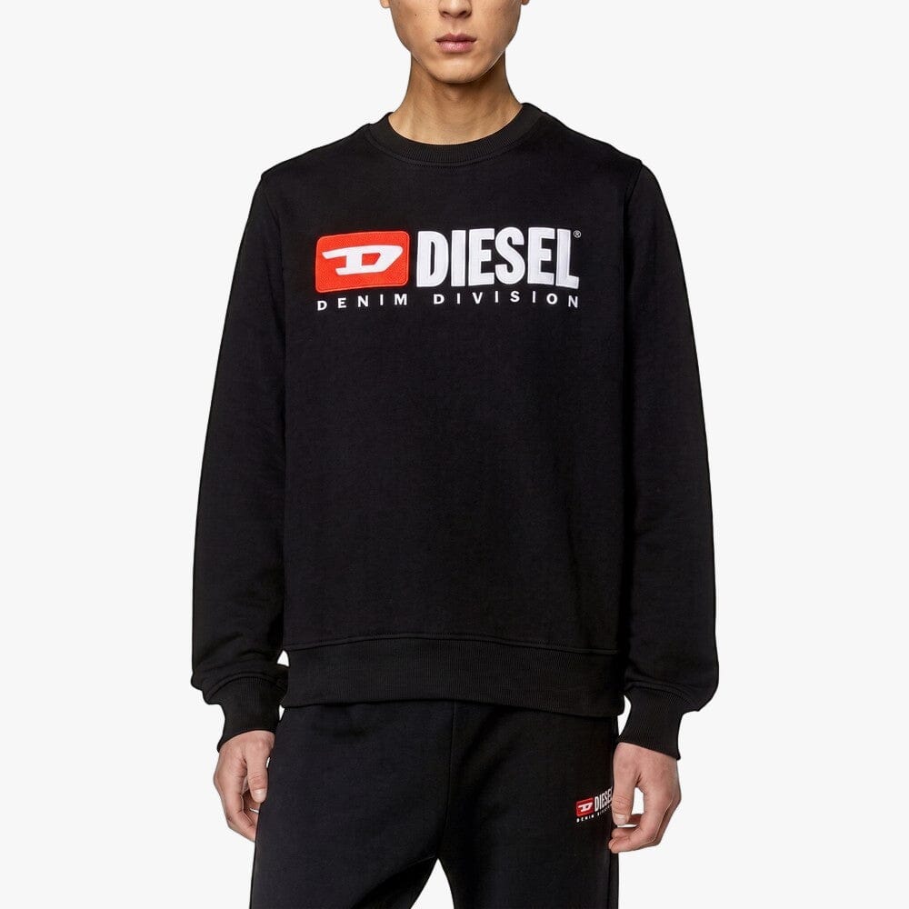 Diesel Mens Boxt Div Sweat Black | Diesel
