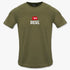 Diesel Mens Just Small New D Logo Deep Depths Tee 5Ix Green | Diesel
