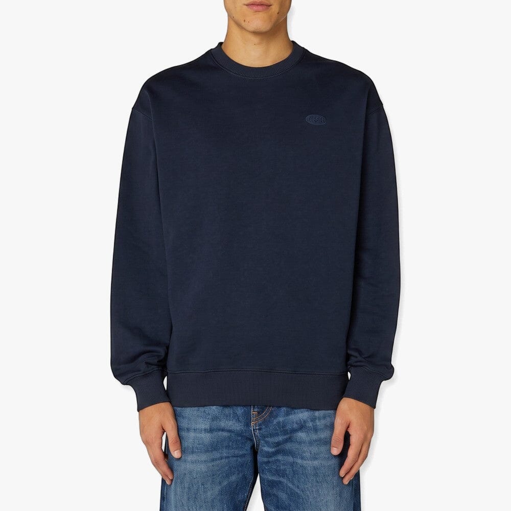 Diesel Mens New Ginn Sweat Navy | Diesel