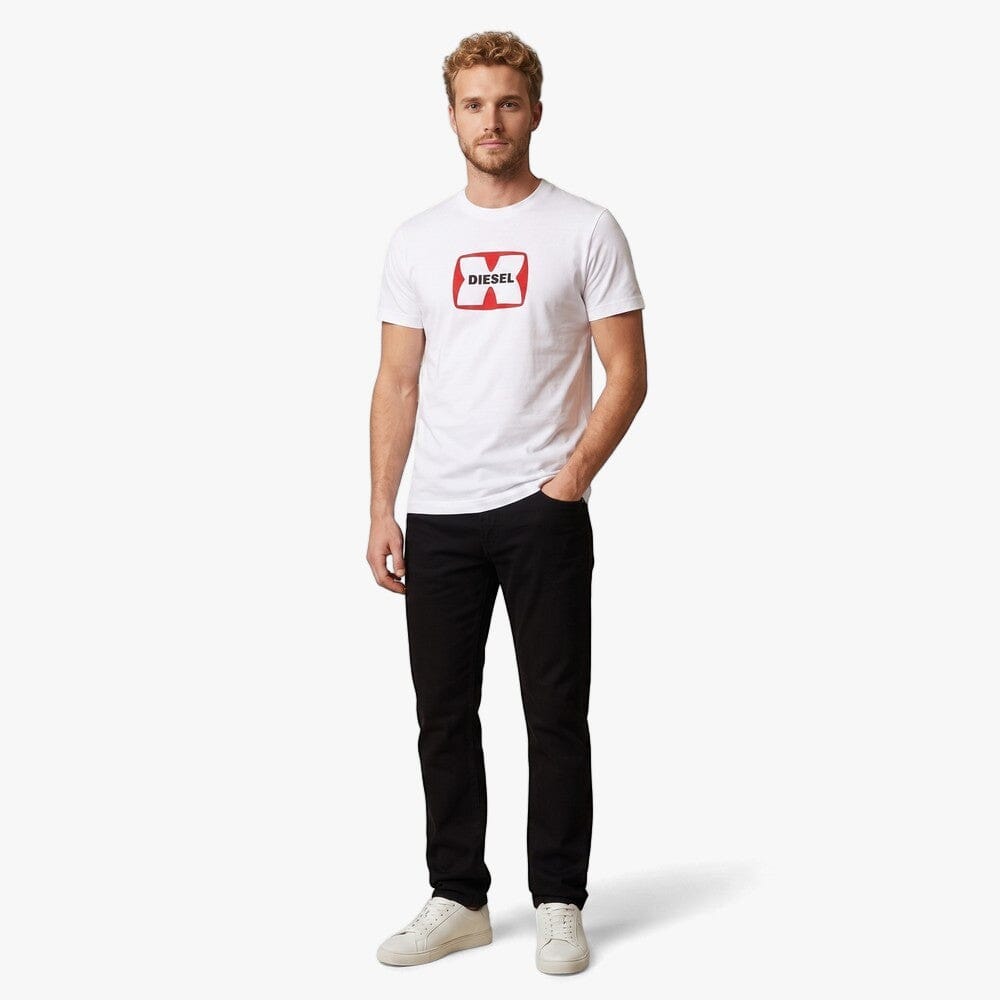 Diesel Mens X Logo Tee White | Diesel