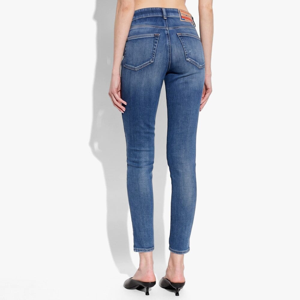 Diesel Womens 2017 Slandy Skinny Jeans Med Blue | Diesel