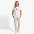 Diesel Womens Just Small New D Logo Tee White | Diesel