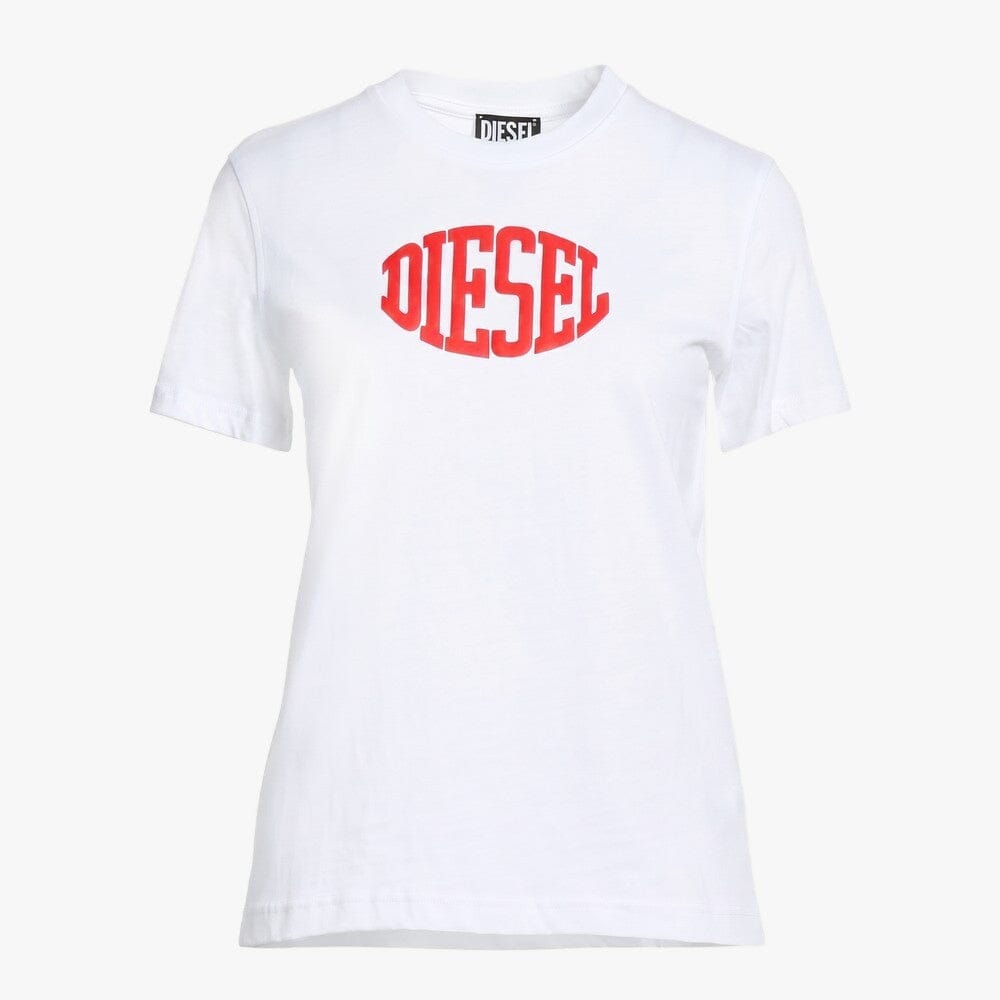 Diesel Womens Logo Tee White | Diesel