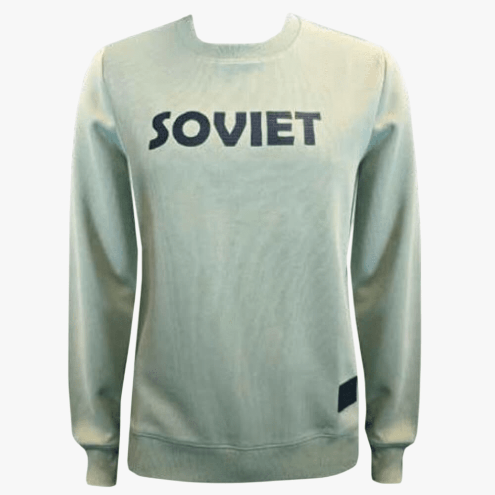 Soviet Mens Crew Sweater Light Sage | Soviet