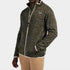Jeep Mens Fleece Zip Through Mid Layer Hoody Murky Green Jeep