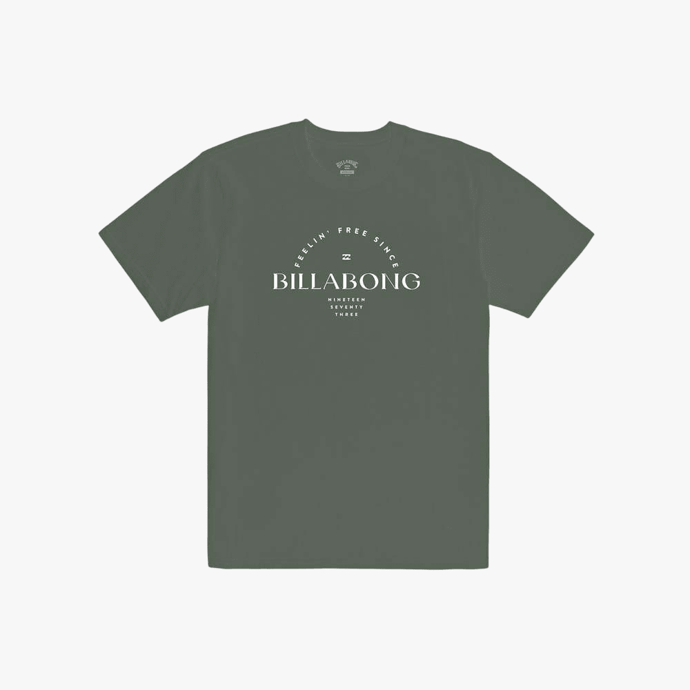 Billabong Mens Coastal Town Short Sleeve Tee Agave Green | Billabong