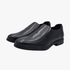 Hush Puppies Mens Jerry Cow Crust Leather Shoe Black | Hush Puppies