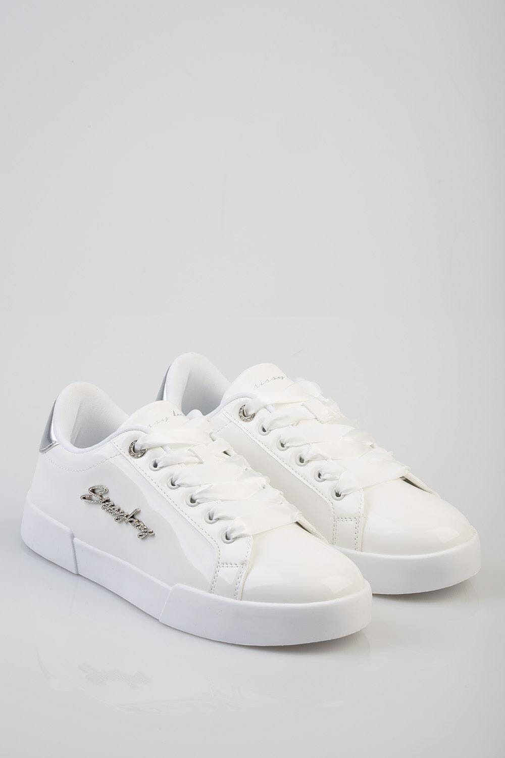 Sissy Boy Marty Patent Sneaker White | Sissy Boy