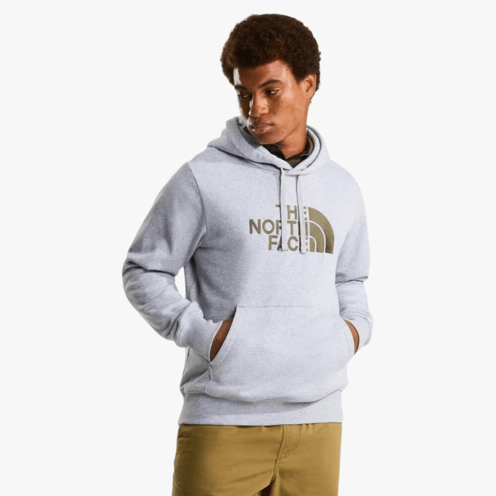 The North Face Mens Drew Regular Hoodie Light Grey Heather New Taupe | The North Face