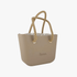 Fenn Petite Stone Handbag P1153 Inner Gold Zip Rope Handle | Fenn