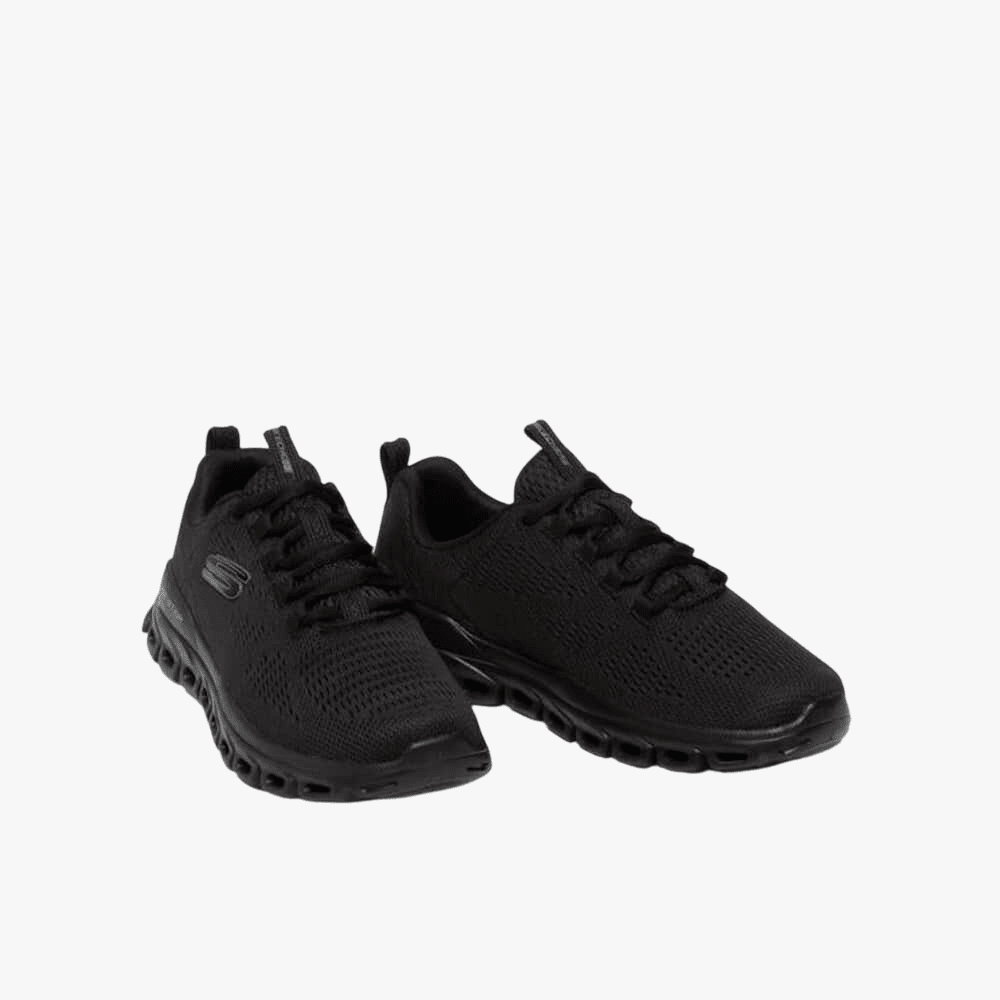 Skecher Mens Glide Step Sneaker Black | Skechers