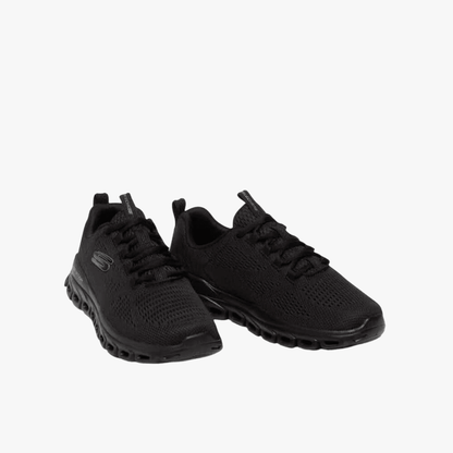 Skecher Mens Glide Step Sneaker Black | Skechers