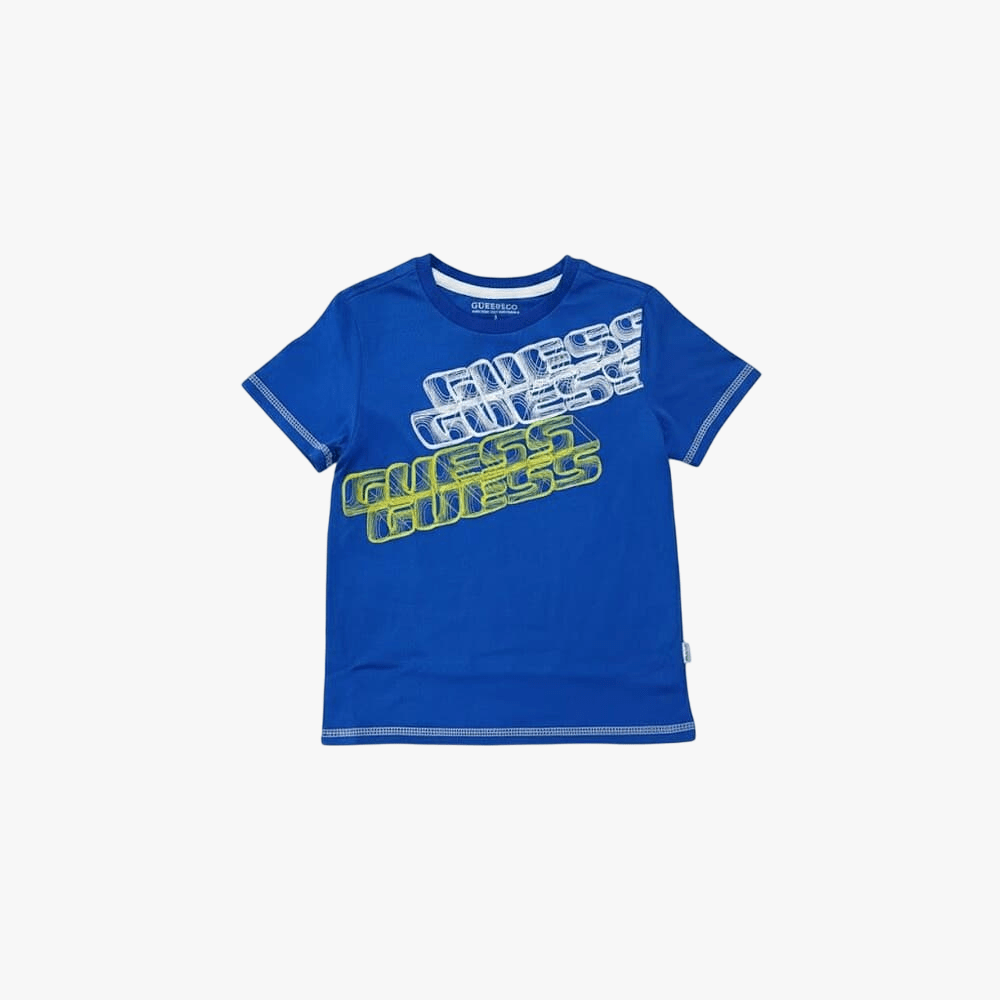 Guess Boys Short Sleeve Tee Blue | Guess