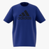 adidas 3 Short Sleeve Tee Boys Blue | adidas