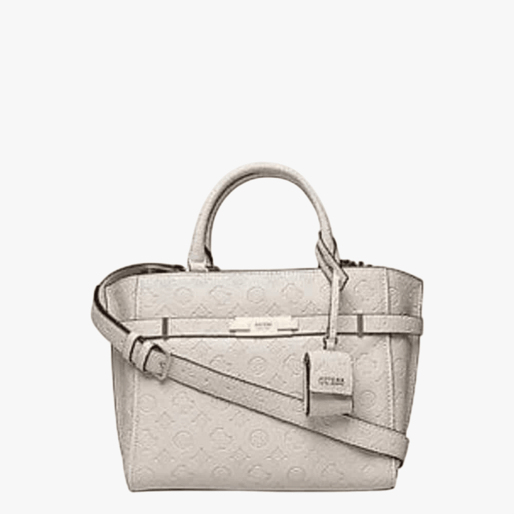 Guess Bea Society Satchel Handbag Stone | Guess
