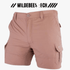 Wildebees Mens Tec Quick Dry 14Cm Inleg Shorts Khaki | Wildebees