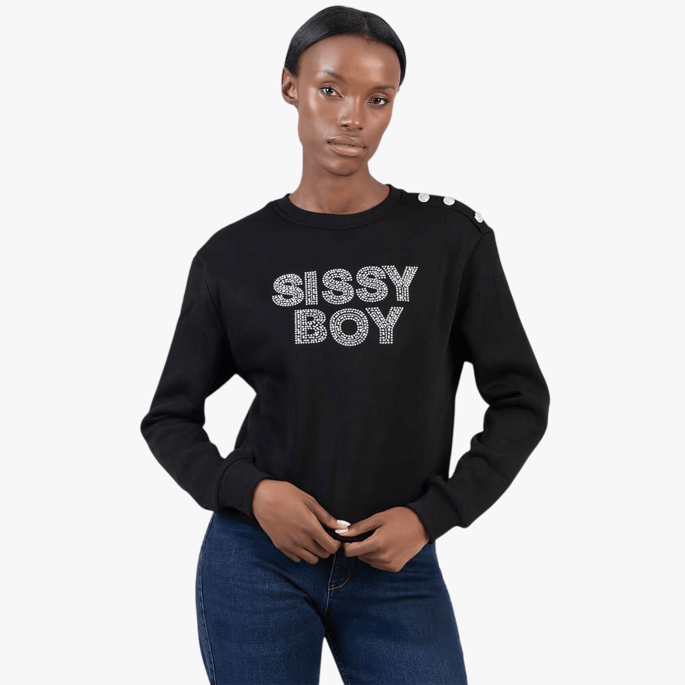 Sissy Boy Easy To Remember Sweater Black | Sissy Boy
