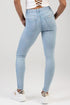 Sissy Boy Cara Skinny Mid Waist Jean Sateen Denim Light Vintage | Sissy Boy
