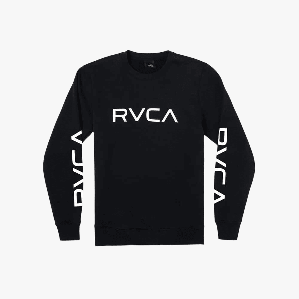 Rvca Mens Big Rvca Sweater 3X Black | Rvca