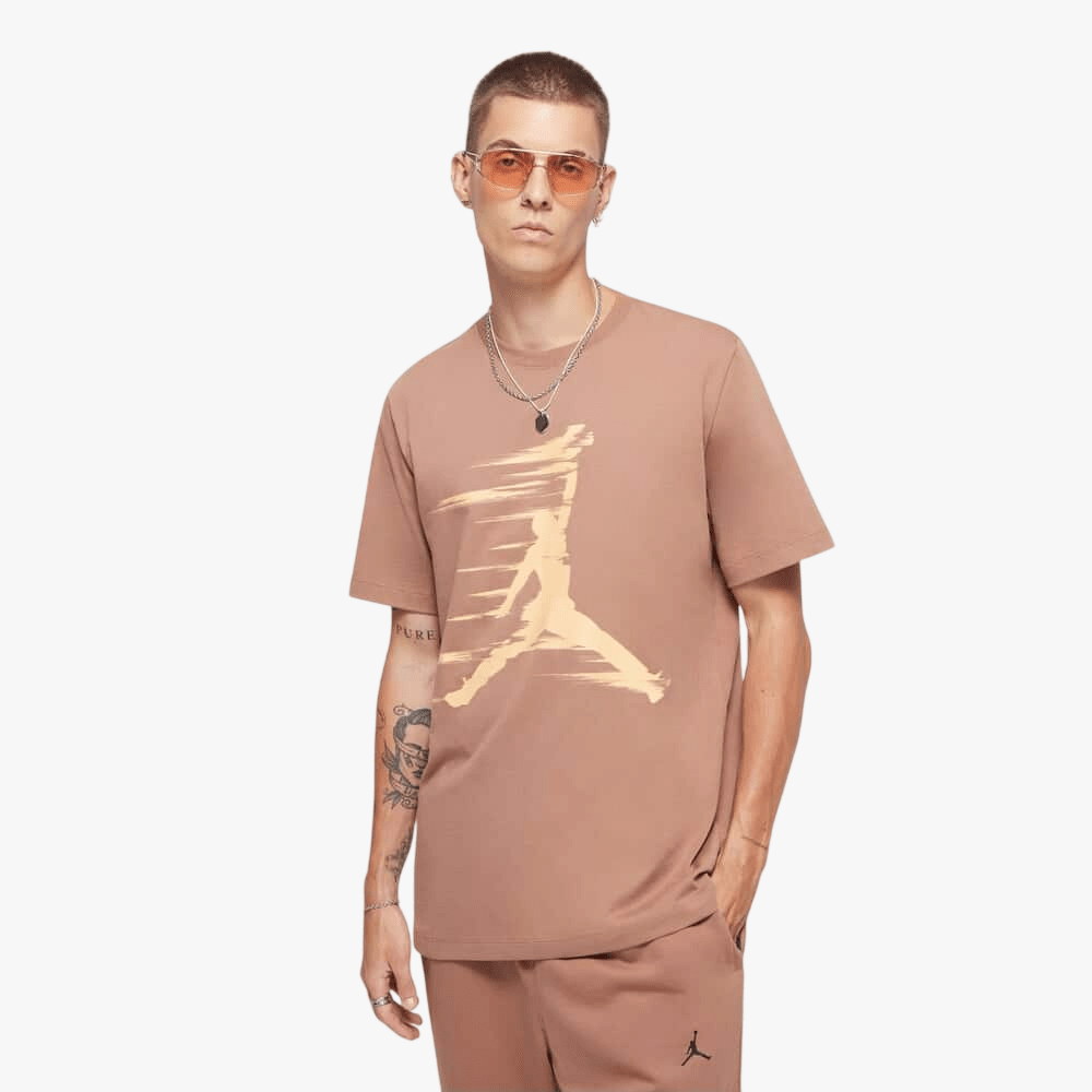 Nike Mens Jordan Mvp Short Sleeve Tee Brown | Nike