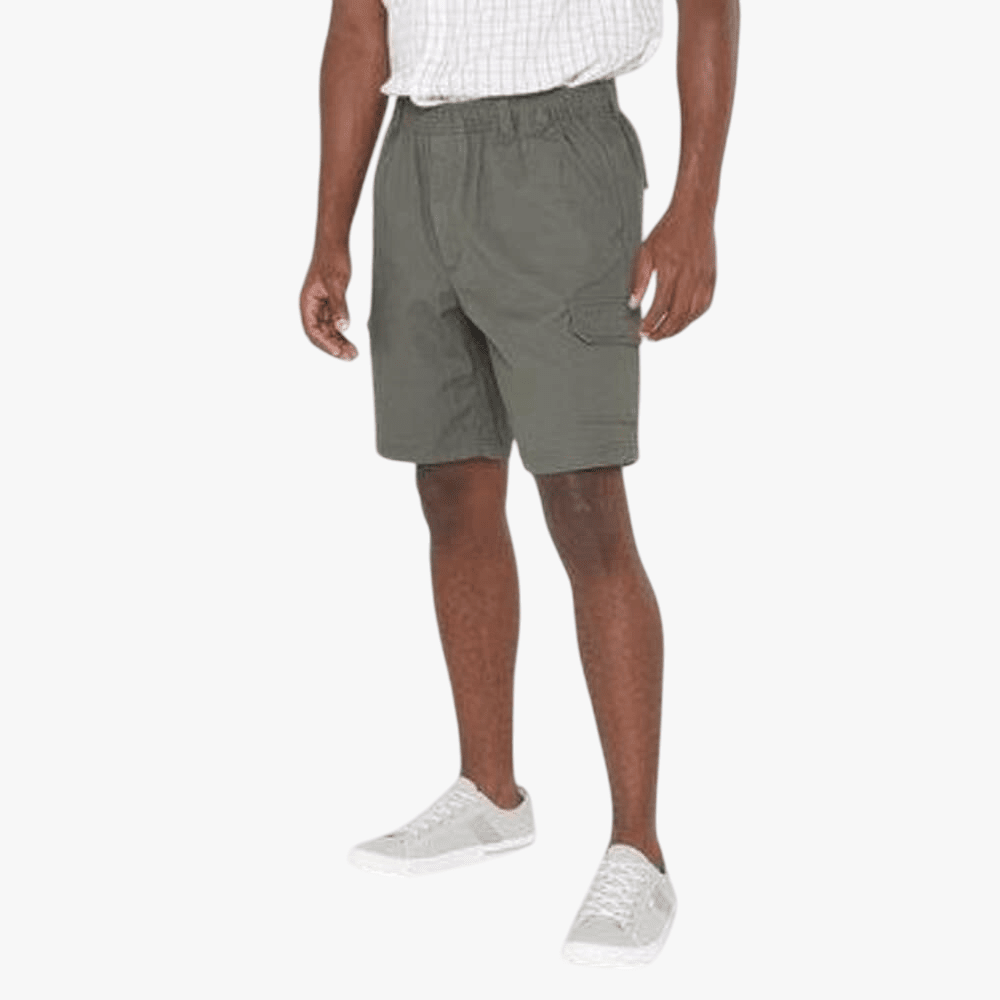 Jeep Mens 21Cm Hurricane Cargo Elasticated Short Olive Jeep