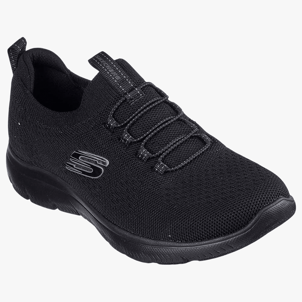 Skechers Womens Summits Sneaker Black | Skechers