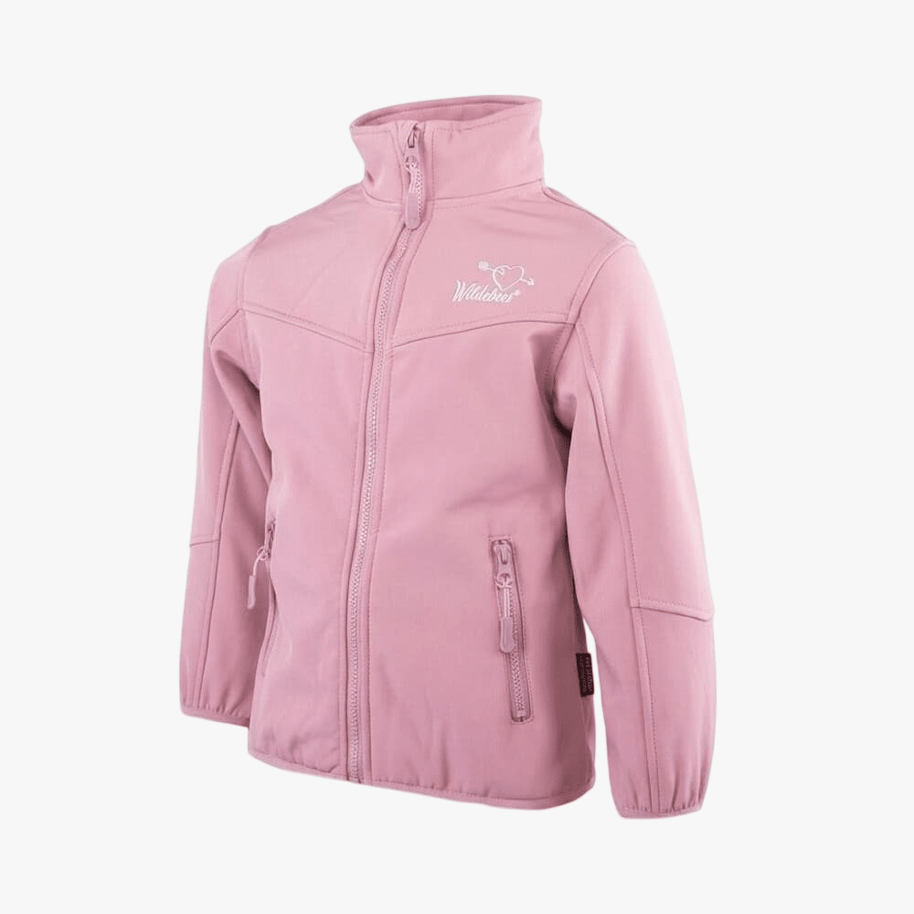 Wildebees Girls Plain Softshell Jacket Rose Shadow | Wildebees