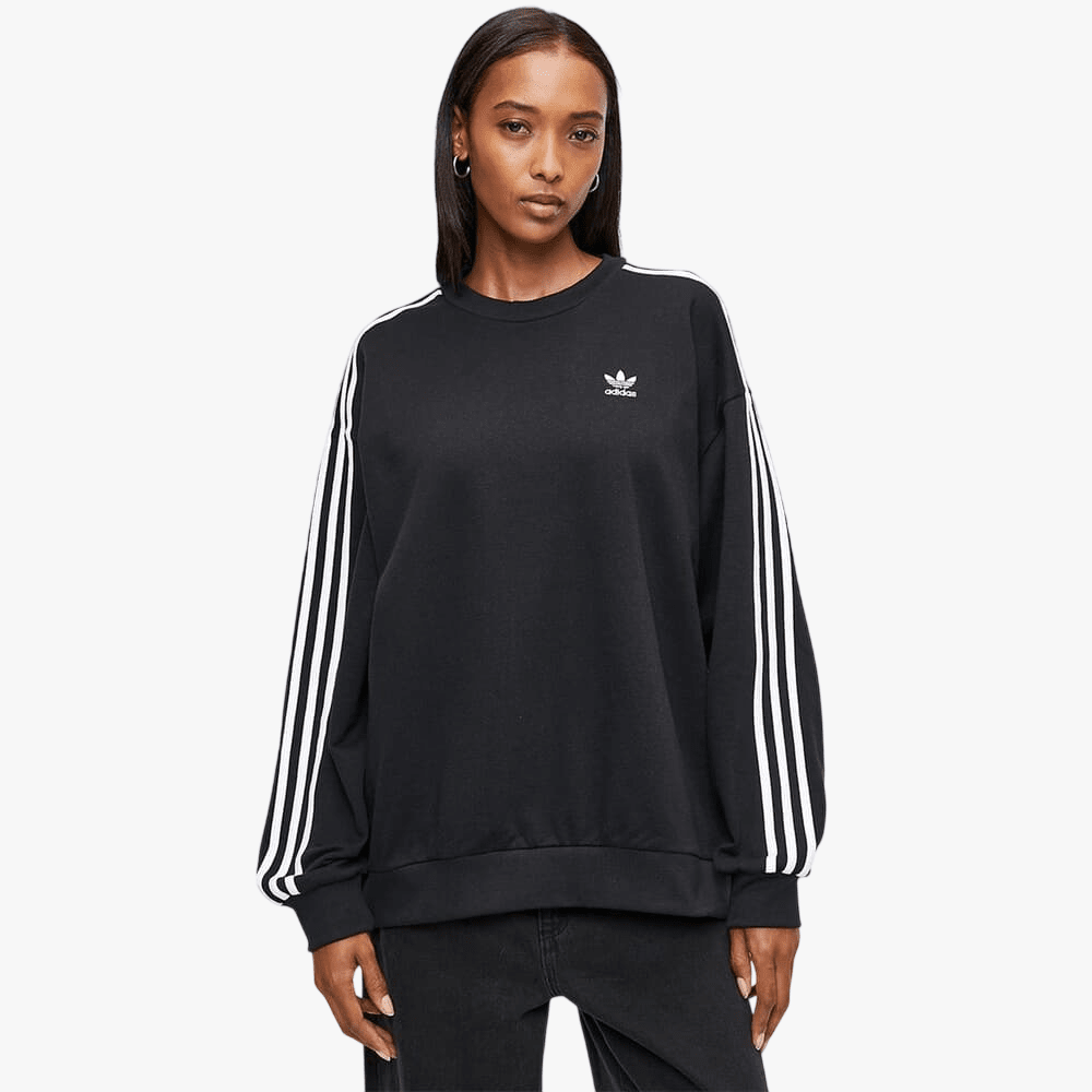 Adidas Womens Crew Os Sweater Black | Adidas