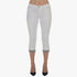 Sissy Boy Womens Jet Stream:Axel Capri With Turn Up White | Sissy Boy