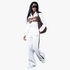 Sissy Boy End Game 1/4 Zip Sweater White Brown | Sissy Boy
