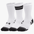 Under Armour Perf Tech Nov 3 Pack Crew Socks 101 White | Under Armour